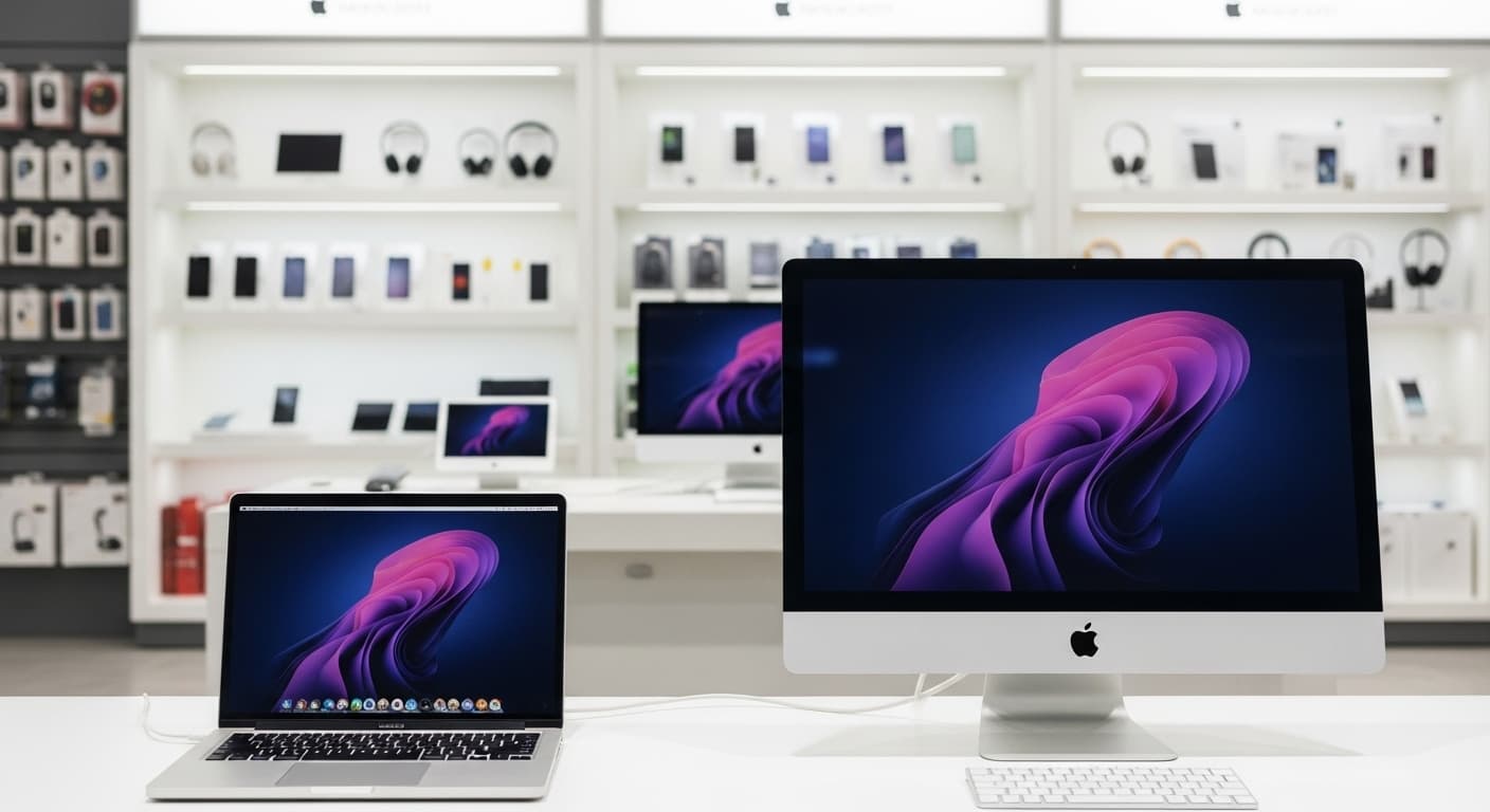 Laptops background